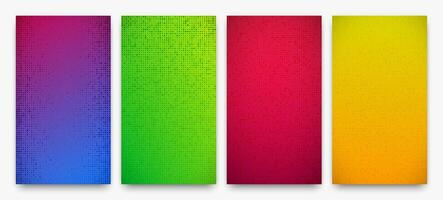 Abstract gradient geometric background of squares vector