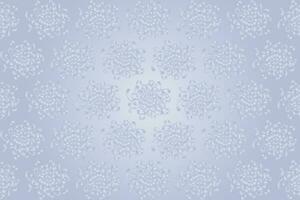Illustration of Silver Chrysanthemum flower on silver color background. vector