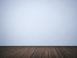 AI generated Empty Wooden table on the White background Close up view. High quality photo