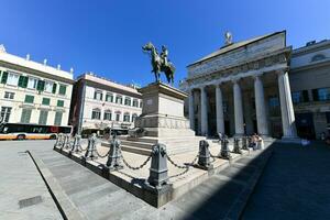 Garibaldi Statue - Genoa, Italy photo