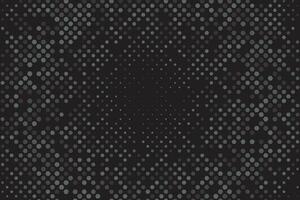 Black and white halftone dotted background. Circle halftone dots pattern vector on the white background