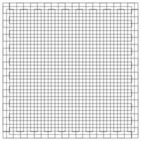 Black and white seamless square cell grid pattern background vector