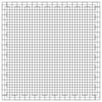 Black and white seamless square cell grid pattern background vector