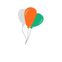 hand drawn colorful balloons Png