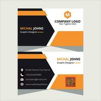 Vector Business cards and Modern Creative and Clean template. simple minimal Business Card layout design.