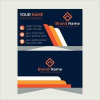 Creative and modern business card template vector