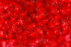 Red Sparkling Glitter bokeh Background. photo