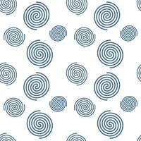 vector spiral seamless pattern. simple geometric texture