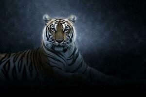 portrait of a bengal tiger. photo