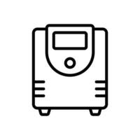 power supply UPS icon vector design template simple and clean
