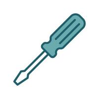 screwdriver icon vector design template simple and clean