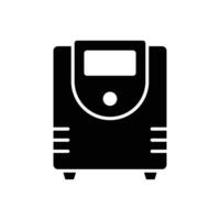 power supply UPS icon vector design template simple and clean