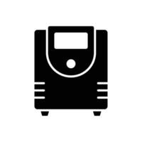 power supply UPS icon vector design template simple and clean