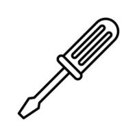 screwdriver icon vector design template simple and clean