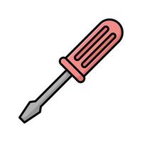 screwdriver icon vector design template simple and clean