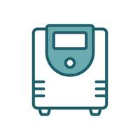 power supply UPS icon vector design template simple and clean