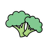 broccoli icon vector design template simple and clean