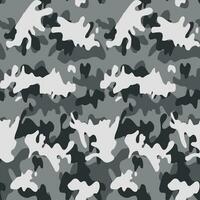 el camuflaje militar de textura repite el patrón vectorial sin costuras para tela, fondo, papel tapiz y otros vector