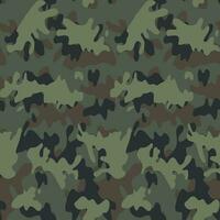 el camuflaje militar de textura repite el patrón vectorial sin costuras para tela, fondo, papel tapiz y otros vector