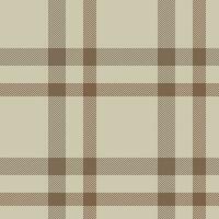 Plaid seamless pattern. Check fabric texture. Vector textile print.