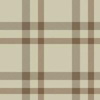 Plaid seamless pattern. Check fabric texture. Vector textile print.