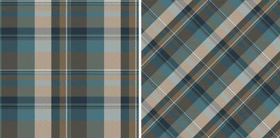 Texture seamless pattern of check vector background with a textile tartan plaid fabric.