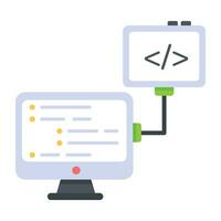 Trendy Frontend Programming vector