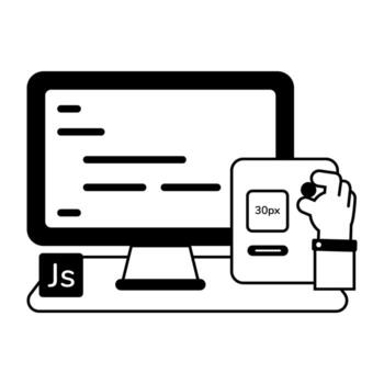 de moda js guion vector