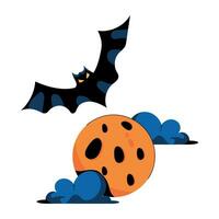 Trendy Halloween Night vector