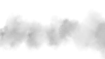 Smoke on white background, smoke background photo