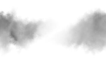 Smoke on white background, smoke background photo