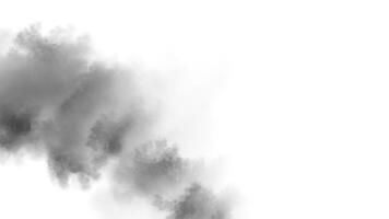 Smoke on white background, smoke background photo