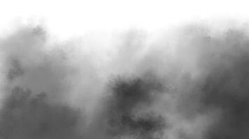 Smoke on white background, smoke background photo