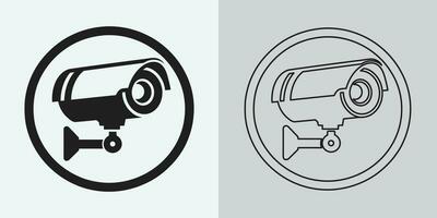 conjunto de seguridad o vigilancia cámara iconos cctv cámara icono, vector gráficos. inalámbrico seguridad cámara icono. negro icono ilustración para cctv cámara aislado en blanco antecedentes