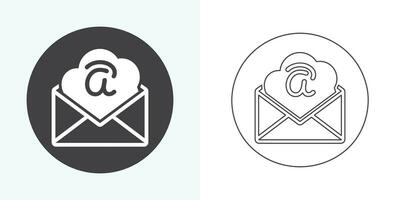 Email envelope icon vector illustration. Mail icon set. email icon vector. E-mail icon. Envelope illustration