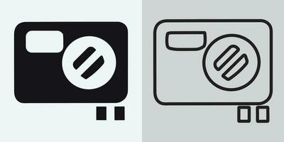 Digital webcam icon design isolated on white background vector