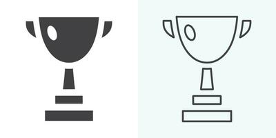 Winner trophy icon vector, symbol of victory event. trophy icon in trendy flat style. Trophy Icon. Professional, pixel perfect icons optimized for both large and small resolutions. vector