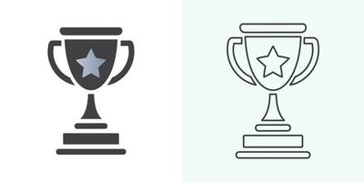 Winner trophy icon vector, symbol of victory event. trophy icon in trendy flat style. Trophy Icon. Professional, pixel perfect icons optimized for both large and small resolutions. vector