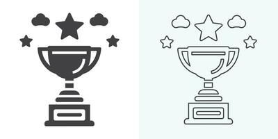 Winner trophy icon vector, symbol of victory event. trophy icon in trendy flat style. Trophy Icon. Professional, pixel perfect icons optimized for both large and small resolutions. vector