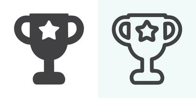 Winner trophy icon vector, symbol of victory event. trophy icon in trendy flat style. Trophy Icon. Professional, pixel perfect icons optimized for both large and small resolutions. vector