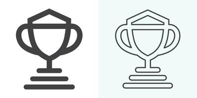 Winner trophy icon vector, symbol of victory event. trophy icon in trendy flat style. Trophy Icon. Professional, pixel perfect icons optimized for both large and small resolutions. vector