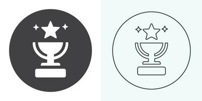 Winner trophy icon vector, symbol of victory event. trophy icon in trendy flat style. Trophy Icon. Professional, pixel perfect icons optimized for both large and small resolutions. vector