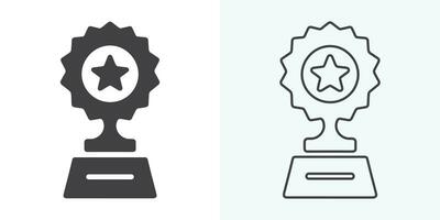 Winner trophy icon vector, symbol of victory event. trophy icon in trendy flat style. Trophy Icon. Professional, pixel perfect icons optimized for both large and small resolutions. vector