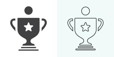 Winner trophy icon vector, symbol of victory event. trophy icon in trendy flat style. Trophy Icon. Professional, pixel perfect icons optimized for both large and small resolutions. vector