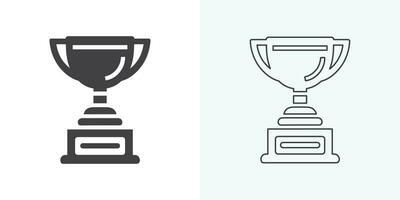 Winner trophy icon vector, symbol of victory event. trophy icon in trendy flat style. Trophy Icon. Professional, pixel perfect icons optimized for both large and small resolutions. vector