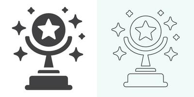 Winner trophy icon vector, symbol of victory event. trophy icon in trendy flat style. Trophy Icon. Professional, pixel perfect icons optimized for both large and small resolutions. vector