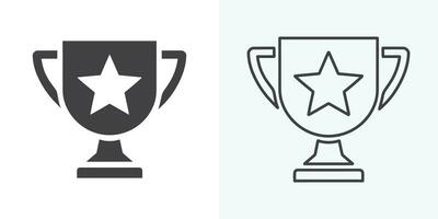 Winner trophy icon vector, symbol of victory event. trophy icon in trendy flat style. Trophy Icon. Professional, pixel perfect icons optimized for both large and small resolutions. vector