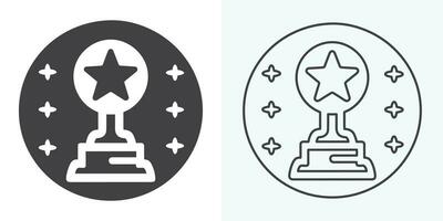 Winner trophy icon vector, symbol of victory event. trophy icon in trendy flat style. Trophy Icon. Professional, pixel perfect icons optimized for both large and small resolutions. vector