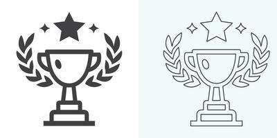 Winner trophy icon vector, symbol of victory event. trophy icon in trendy flat style. Trophy Icon. Professional, pixel perfect icons optimized for both large and small resolutions. vector