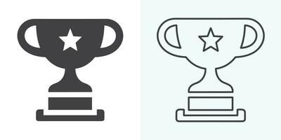 Winner trophy icon vector, symbol of victory event. trophy icon in trendy flat style. Trophy Icon. Professional, pixel perfect icons optimized for both large and small resolutions. vector